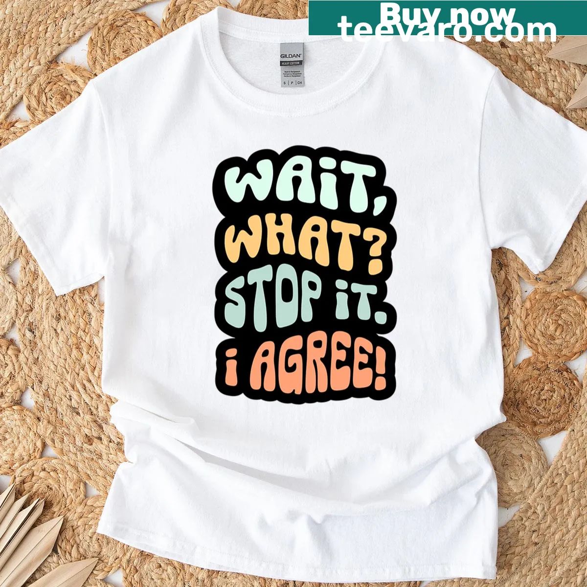 Funny teacher typography t-shirt for grammar lovers — on a men's t-shirt