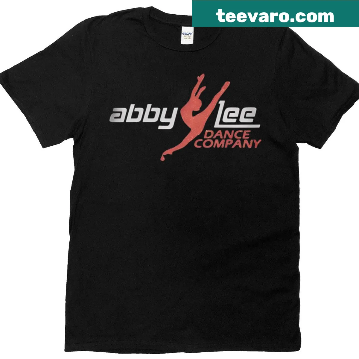Typography design of 'Abby Lee Dance' on a t-shirt — on a men's t-shirt