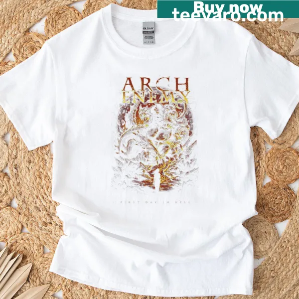 Arch Enemy T-shirt featuring bold artwork of the band