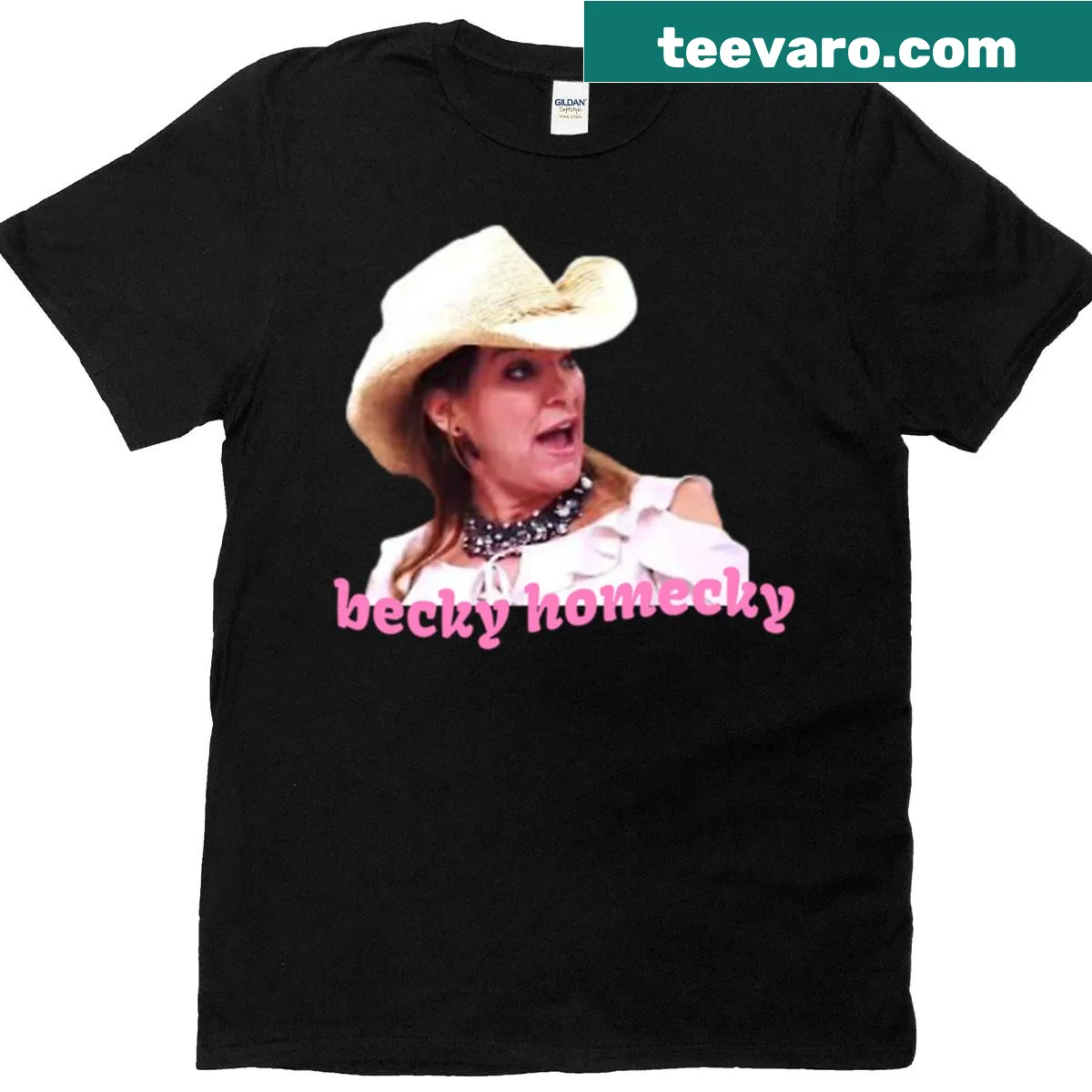 T-shirt with typography celebrating dance moms — on a men's t-shirt