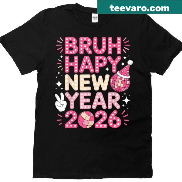 Playful New Year 2026 themed party t-shirt