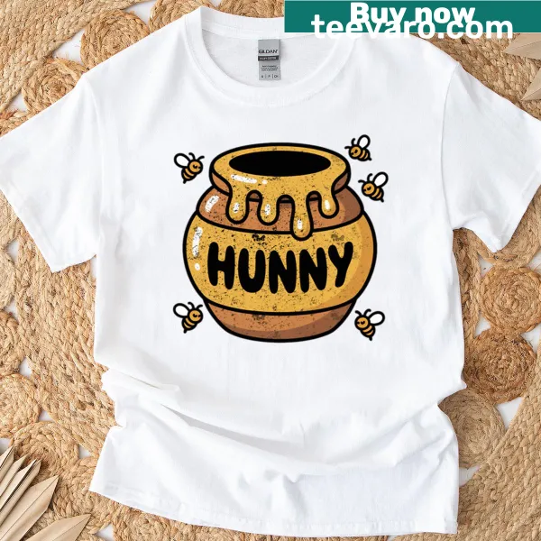 Cartoon honey jar t-shirt with cute design