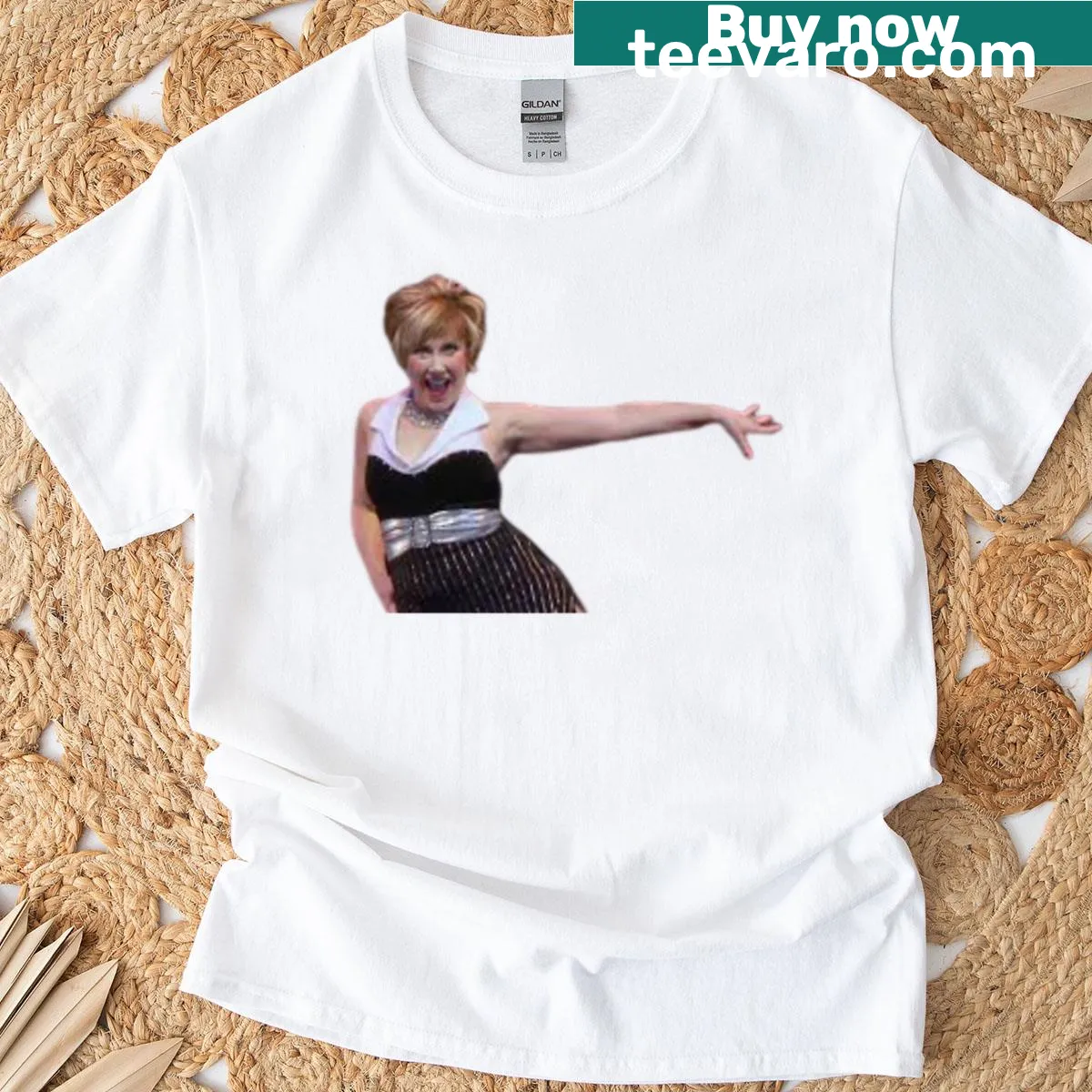 Dance Moms Cathy t-shirt with playful text — on a men's t-shirt
