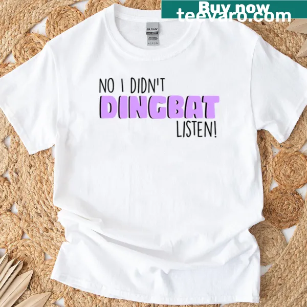 Oversized t-shirt featuring 'Dance Moms Dingbat' cartoon sticker design.