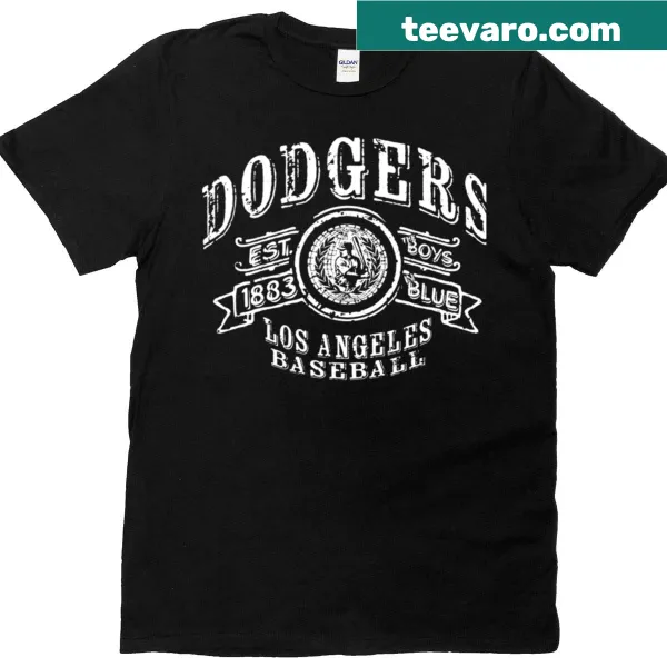 Vintage-style Dodgers baseball T-shirt