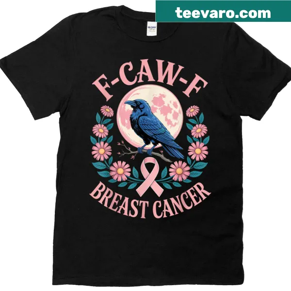 Empowering T-shirt for breast cancer warrior moms with bold text.