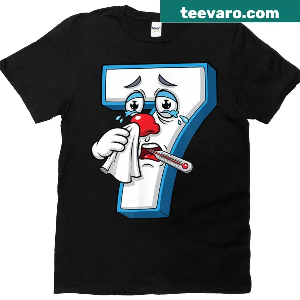 T-shirt with 'Sick Seven' meme graphic for teens