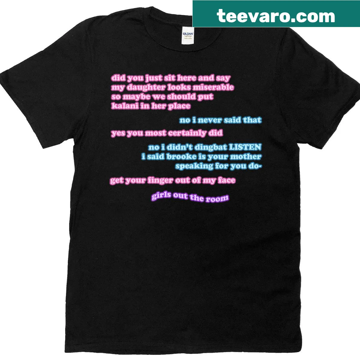 T-shirt with humorous phrase 'Get Your Finger Out Of My Face' for casual wear — on a men's t-shirt