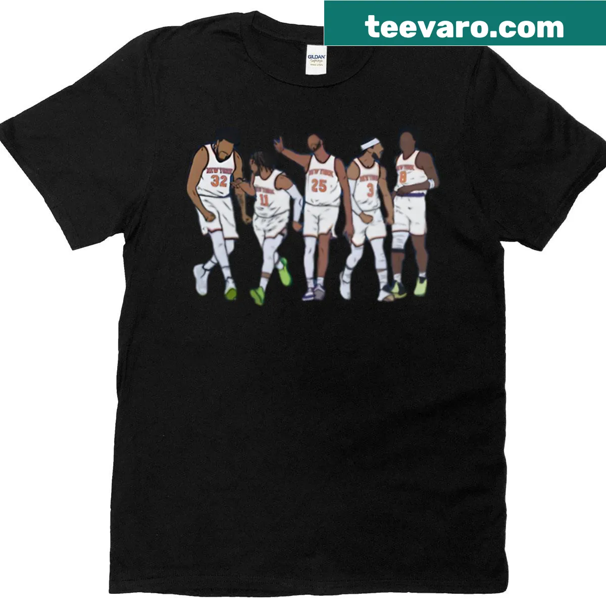 Illustrative t-shirt featuring Kat Brunson character design. — on a men's t-shirt