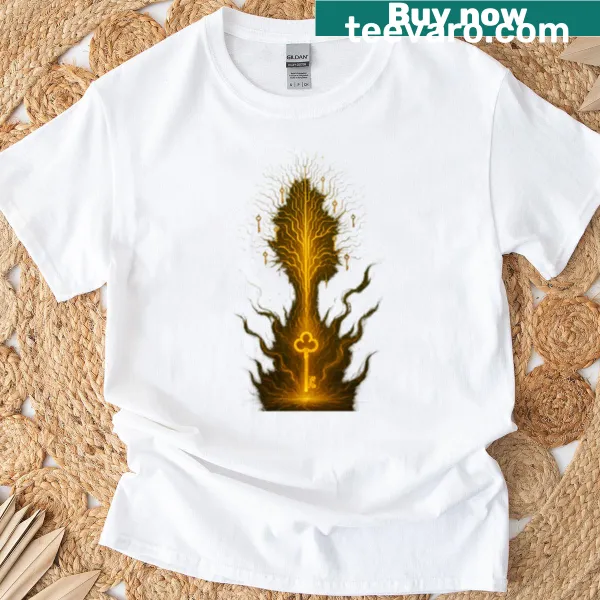 Minimalist silhouette design representing neural connections on a t-shirt