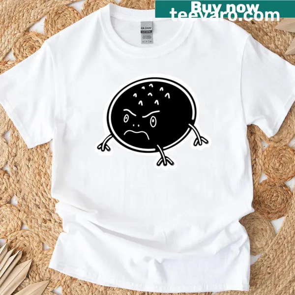 Cute frog graphic under raindrops for nature lovers