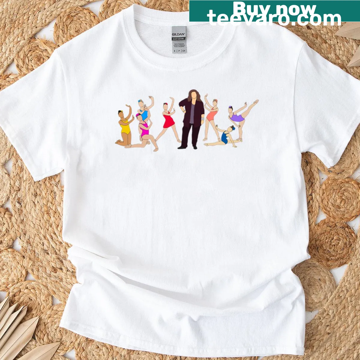 Oversized T-shirt featuring Dance Moms Season 4 design — on a men's t-shirt