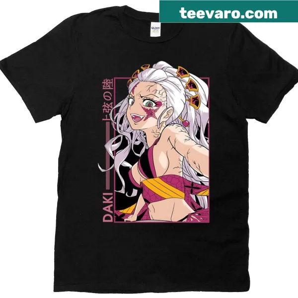 Fantasy t-shirt featuring a seductive upper moon demon design