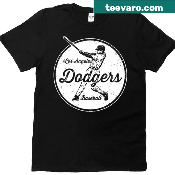 Vintage Dodgers logo t-shirt for baseball fans