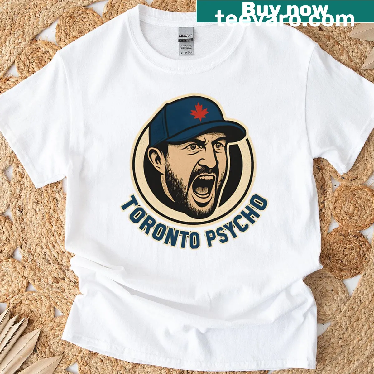 Vintage portrait of a psycho player on a t-shirt — on a men's t-shirt