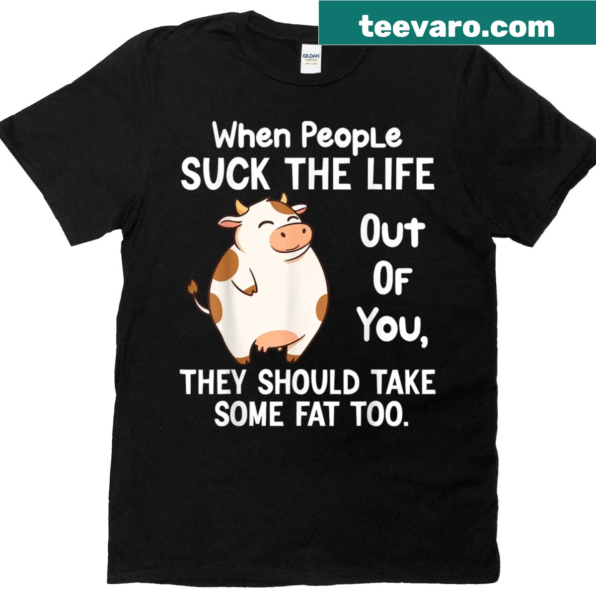 Sarcastic t-shirt with a humorous saying about people — on a men's t-shirt