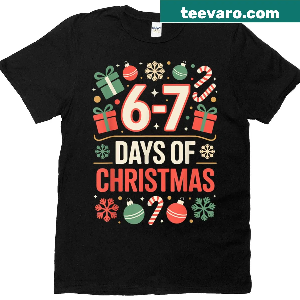 Meme-themed Christmas shirt for Gen Alpha with humorous graphics. — on a men's t-shirt