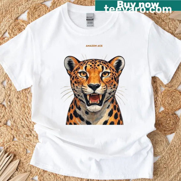 Simple typography T-shirt with 'Ace' text for online shoppers