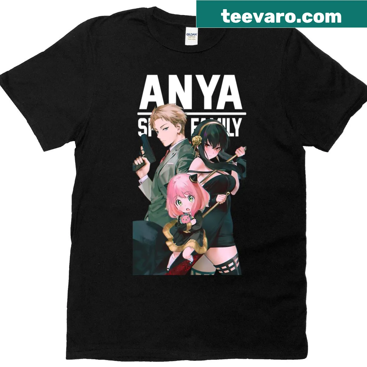 Humorous t-shirt for movie and anime fans, ideal for family — on a men's t-shirt