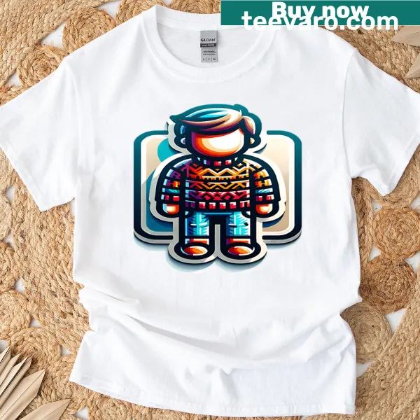 Cartoon Ziggy graphic T-shirt with a playful illustration of Ziggy