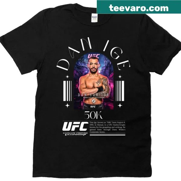 Inspirational T-shirt with 'Peace Over Chaos' message and Dan Ige theme