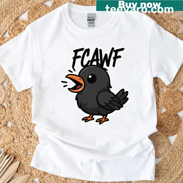 Crow-themed T-shirt featuring humorous text about activation mode.