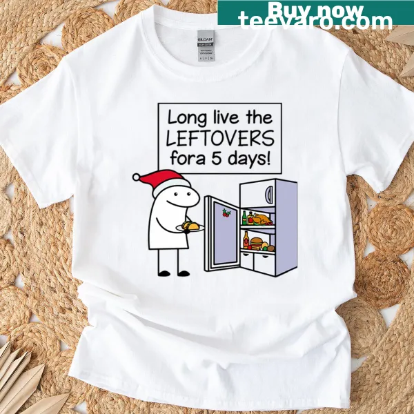 Funny Flork Christmas t-shirt with cartoon graphics