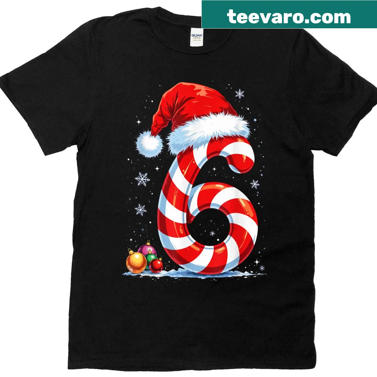 Funny Couples Candy Cane Christmas T-shirt with meme design. — on a men's t-shirt