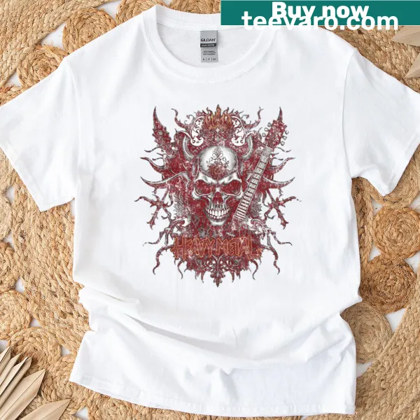 Bold graphic T-shirt for heavy metal fans