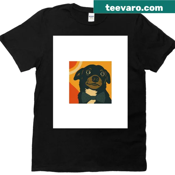 Adorable illustration of a hipster dog in trendy accessories
