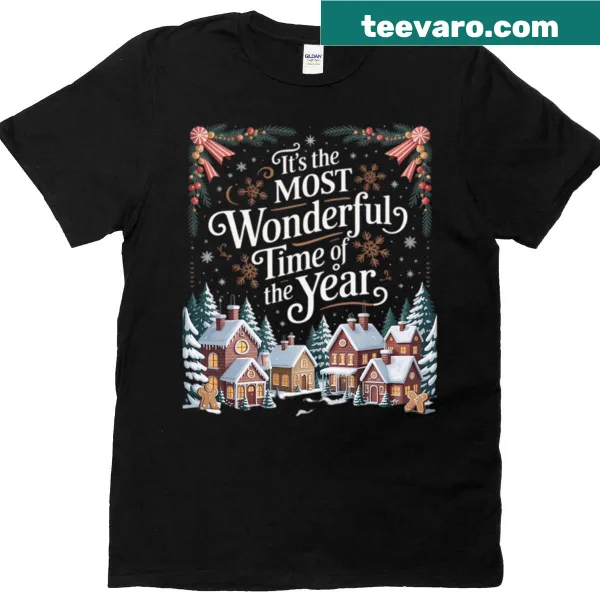 Retro 90s Christmas design T-shirt with humorous text