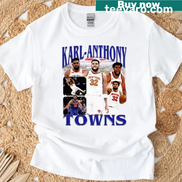 Vintage style t-shirt honoring Karl Anthony Towns
