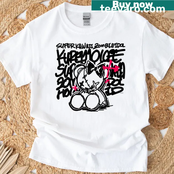 Kawaii cartoon design of Kureiji Ollie, the zombie idol