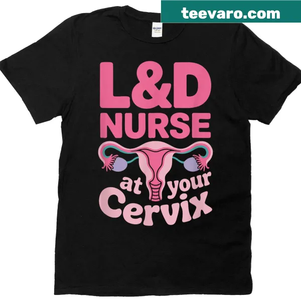 Cute nurse graphic t-shirt for labor and delivery professionals