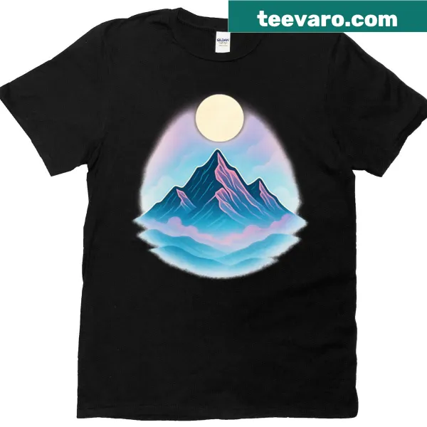 Nature-inspired Mountainwhisper graphic t-shirt