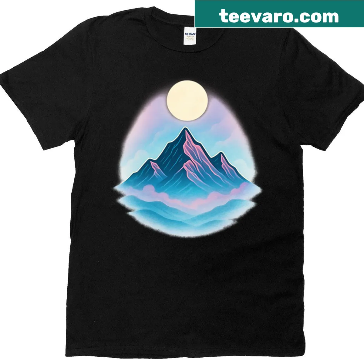 Nature-inspired Mountainwhisper graphic t-shirt — on a men's t-shirt