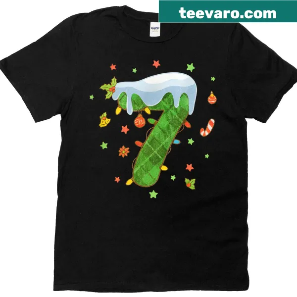 Couple's Christmas t-shirt design featuring the words 'Number 67' in a playful meme style.