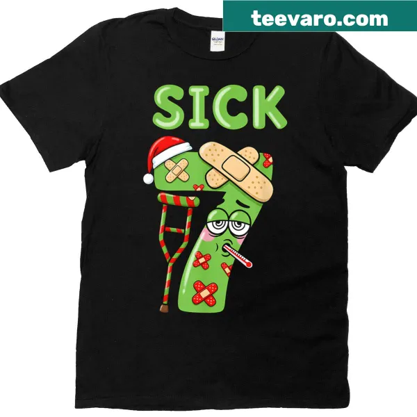Funny meme-themed Santa hat design on T-shirt