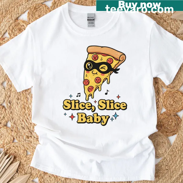 Oversized T-shirt featuring a Pizza Ninja illustration.