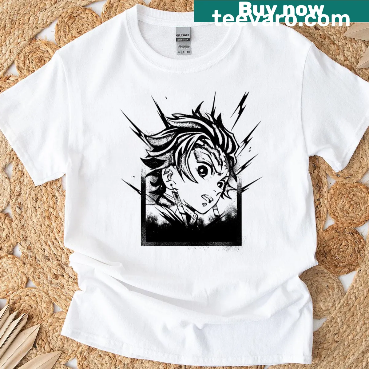 Bold T-shirt with the phrase Smart Warrior. — on a men's t-shirt