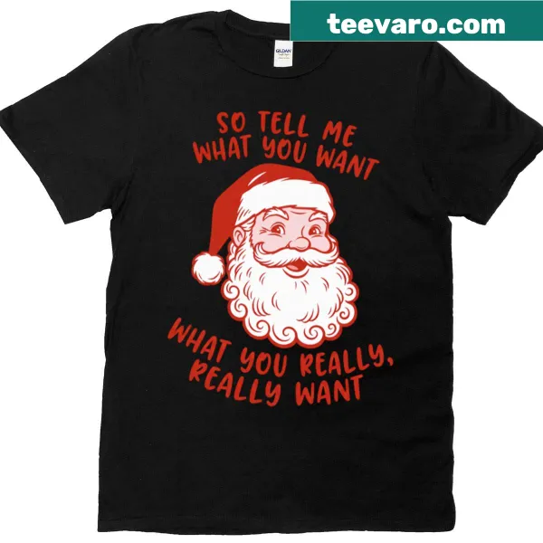 Funny Christmas phrase T-shirt with playful text design