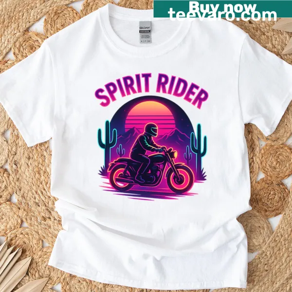 Spirit rider design T-shirt by Wildwakedesigns