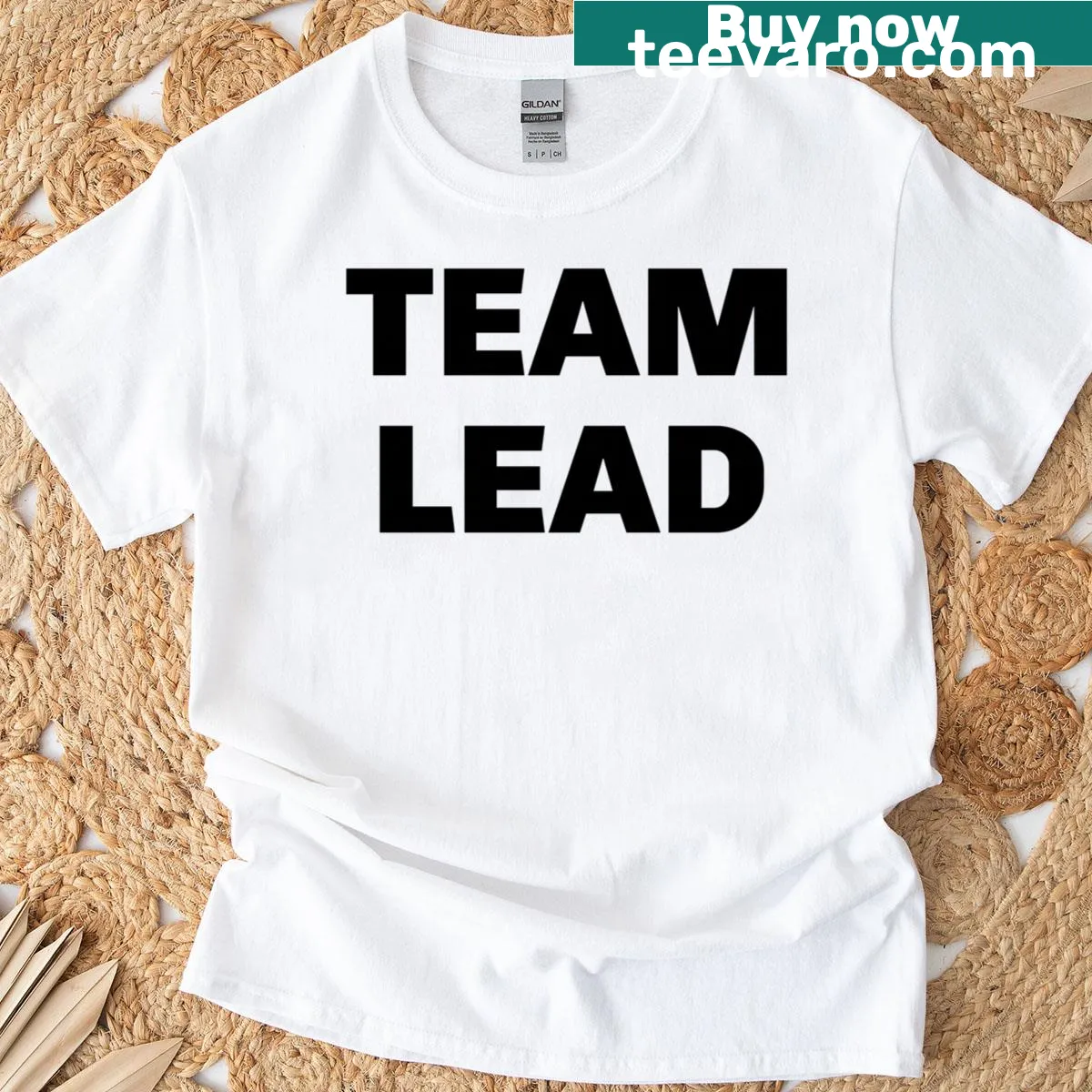 Team Lead Event Team Leader T-shirt with inspiring text — on a men's t-shirt