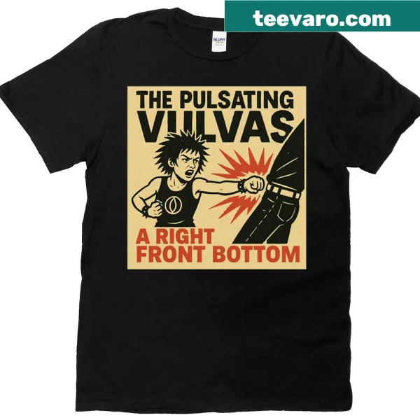 Edgy graphic T-shirt addressing themes of femininity and empowerment