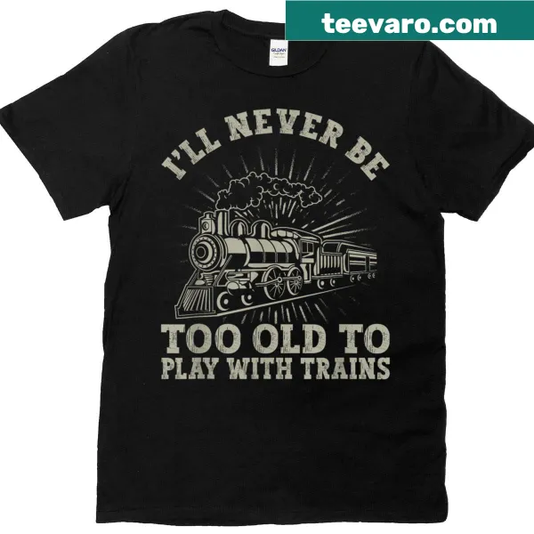 T-shirt for trainspotters featuring locomotive graphic