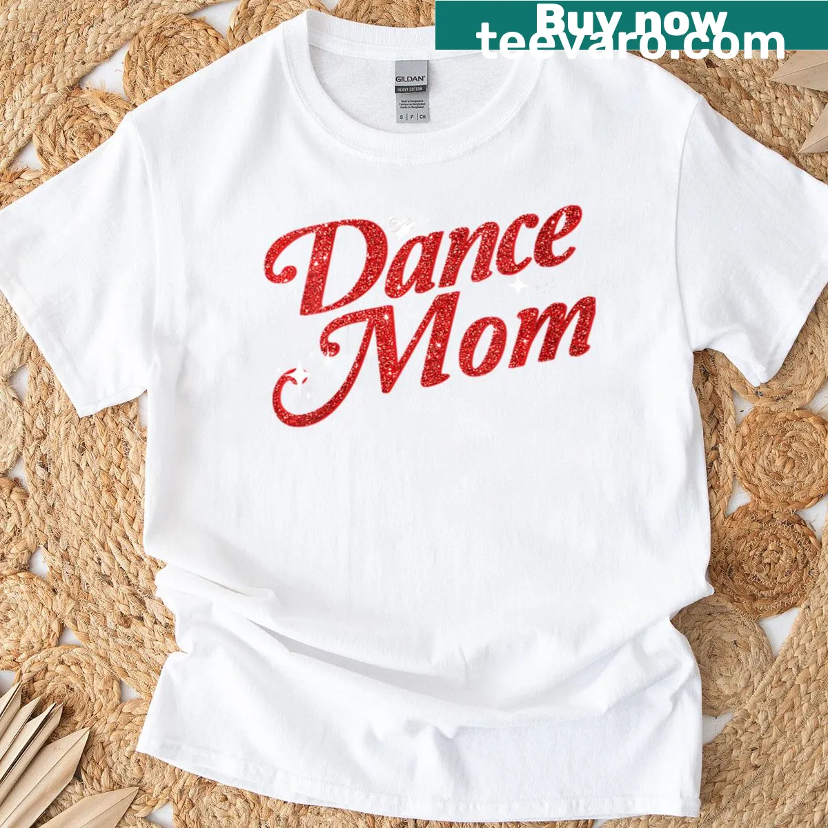 Playful shirt for dancing moms with fun typography — on a men's t-shirt
