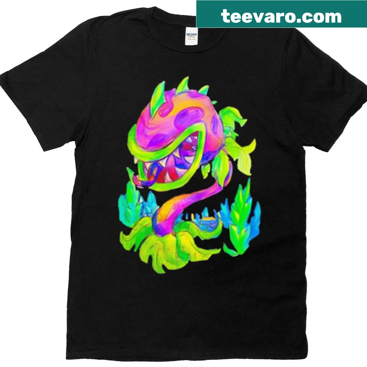 Abstract splash design on a modern t-shirt — on a men's t-shirt