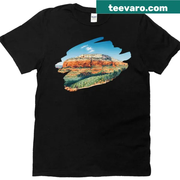 Watercolor T-shirt featuring Arizona's landscape and natural beauty