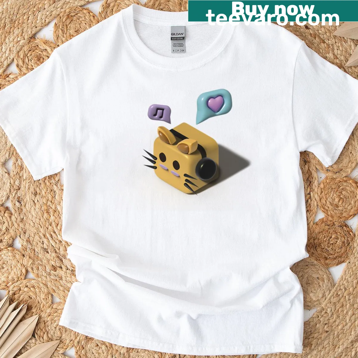 Illustrated DJ graphic on a fun T-shirt — on a men's t-shirt