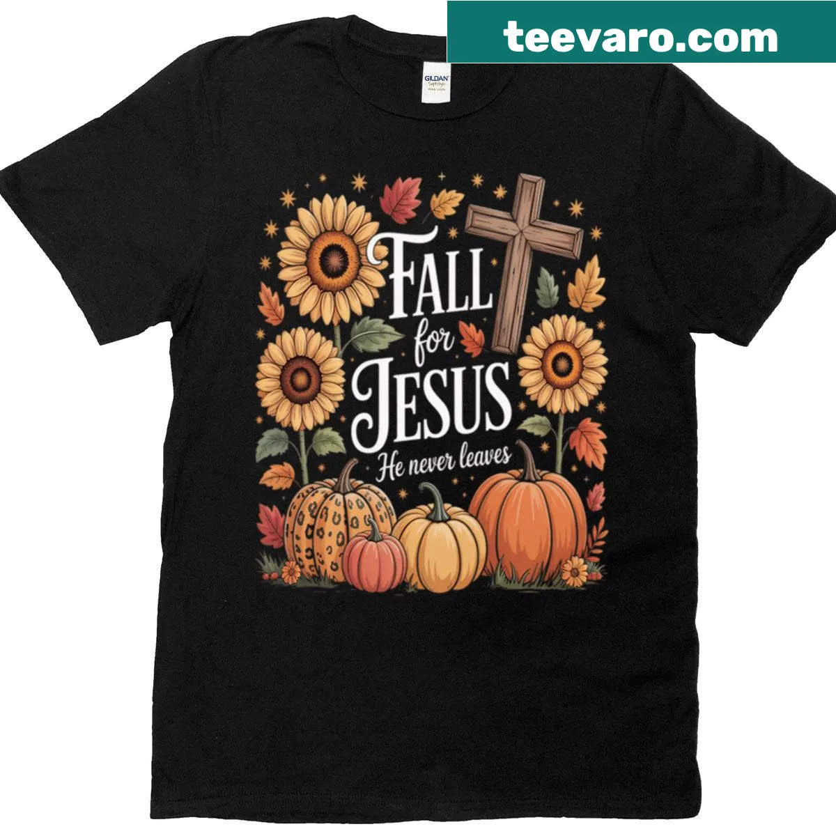 Vintage-style Thanksgiving t-shirt with a thankful message — on a men's t-shirt